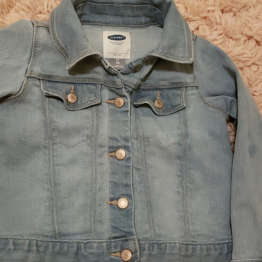 New Old Navy 3t denim jacket - Picture 3 of 3